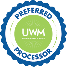 UWM Preferred Processor Badge